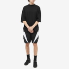 Adidas Men's Cutline Short in Black/White