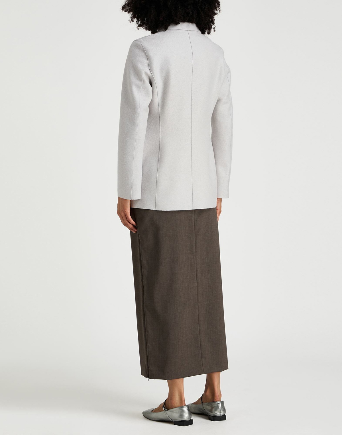 Herno Resort Womens Blazer in Light grey