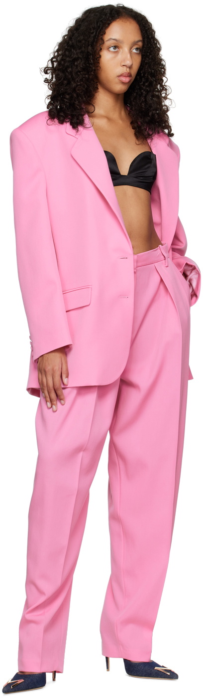 Magda Butrym Pink Oversized Blazer