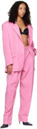 Magda Butrym Pink Oversized Blazer