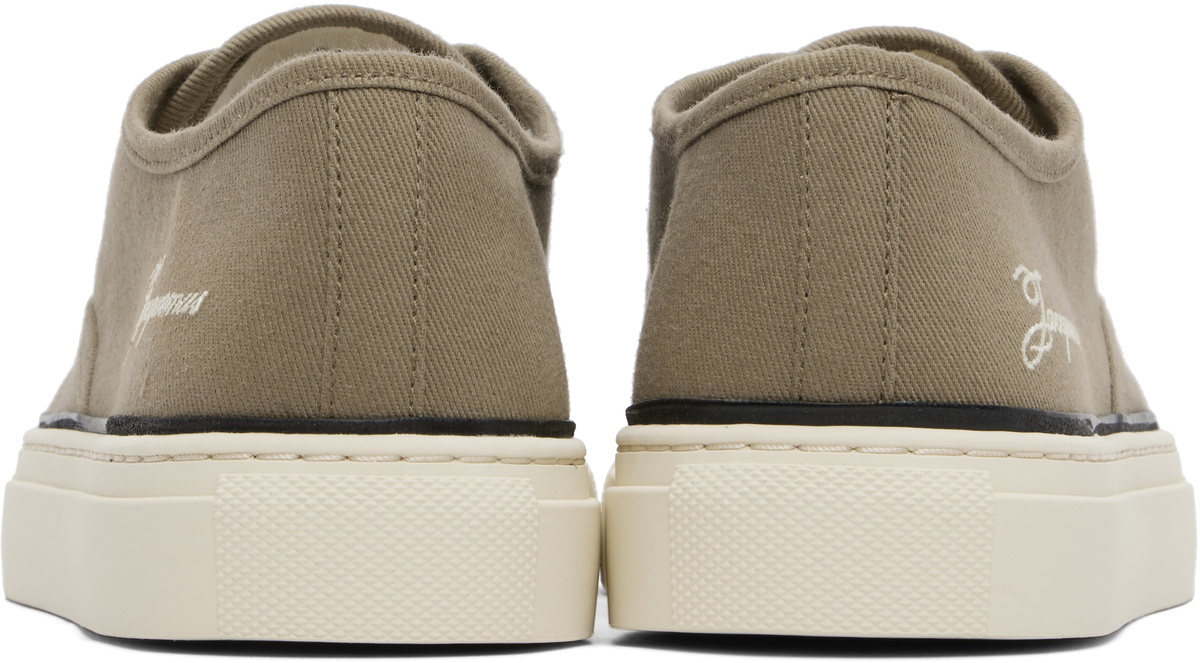 JACQUEMUS Khaki 'The Féfé' Sneakers