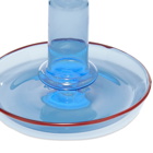 HAY Flare Candle Holder Medium in Blue