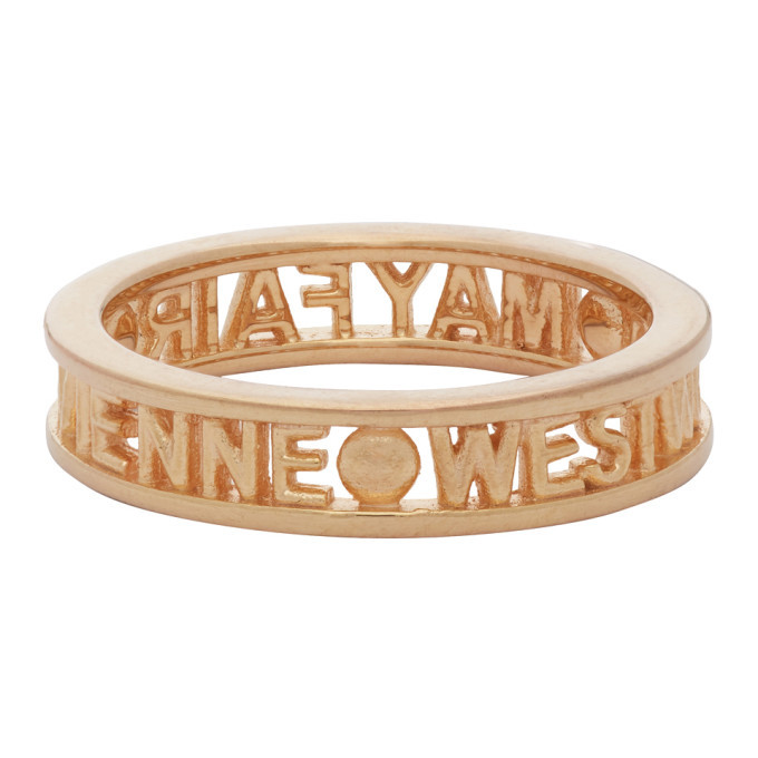 WESTMINSTER リング ピンクゴールド Vivienne Westwood Rose Gold Westminster Ring Vivienne Westwood