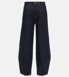 Toteme - High-rise barrel-leg jeans