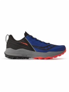 Saucony - Xodus Ultra Rubber-Trimmed Mesh and Scuba Running Sneakers - Blue