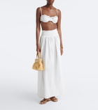 Montce Millie cotton poplin maxi skirt