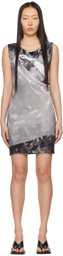 ELLISS SSENSE Exclusive Gray Float Minidress