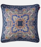 Etro Printed cotton cushion