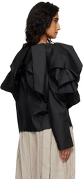 Comme des Garçons Black Ruffled Jacket