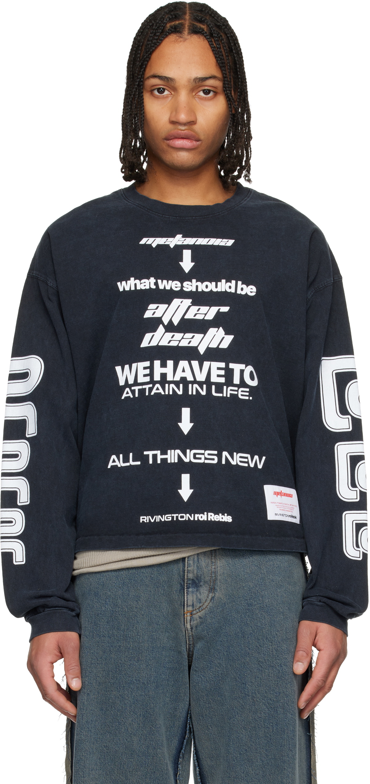 Rivington Roi Rebis Black 'After Death' CVA LS T-shirt Rivington