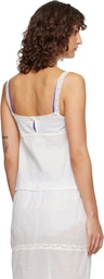 Fruity Booty White Lace-Trim Camisole