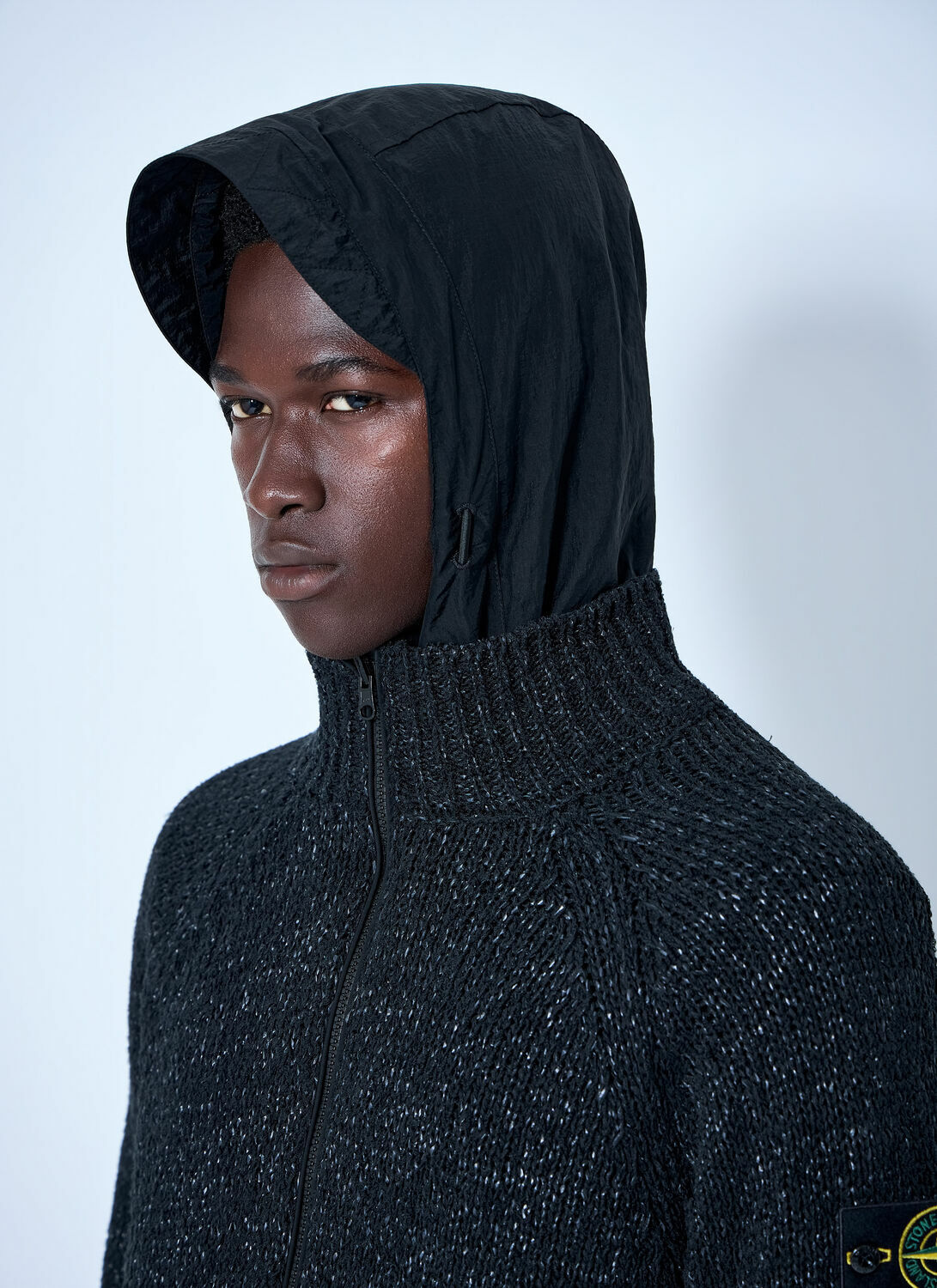 Stone Island Textured Knit Jacket