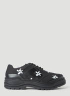 Phileo Basalt White Flower Lace-Ups