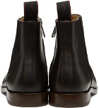 PS by Paul Smith Leather Alan Zip-Up Boots