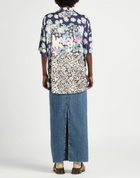Free People Womens Shirt Midnight in Blue