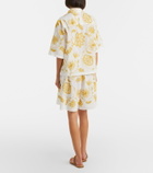 Eres Chandra embroidered cotton-blend Bermuda shorts