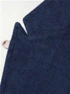 Oliver Spencer Loungewear - Unstructured Cotton-Blend Terry Blazer - Blue