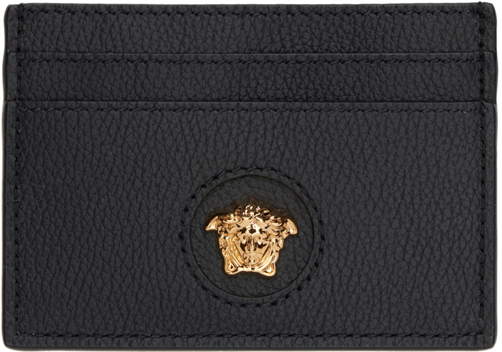 Photo: Versace Black 'La Medusa' Card Holder