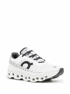 On Running White Cloudmonster Low-Top Sneakers