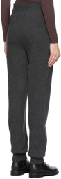 House of Dagmar Grey Loana Knitted Trousers