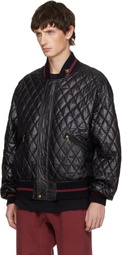Vivienne Westwood Yellow Bernardo Reversible Bomber Jacket