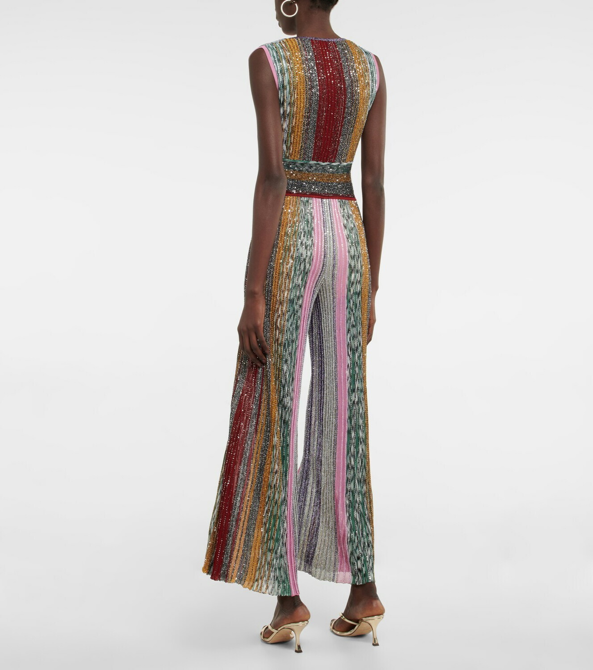 Missoni Sequined striped jumpsuit Missoni