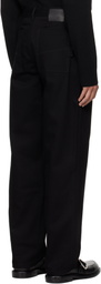 LGN Louis Gabriel Nouchi Black 5-Pocket Straight-Leg Jeans