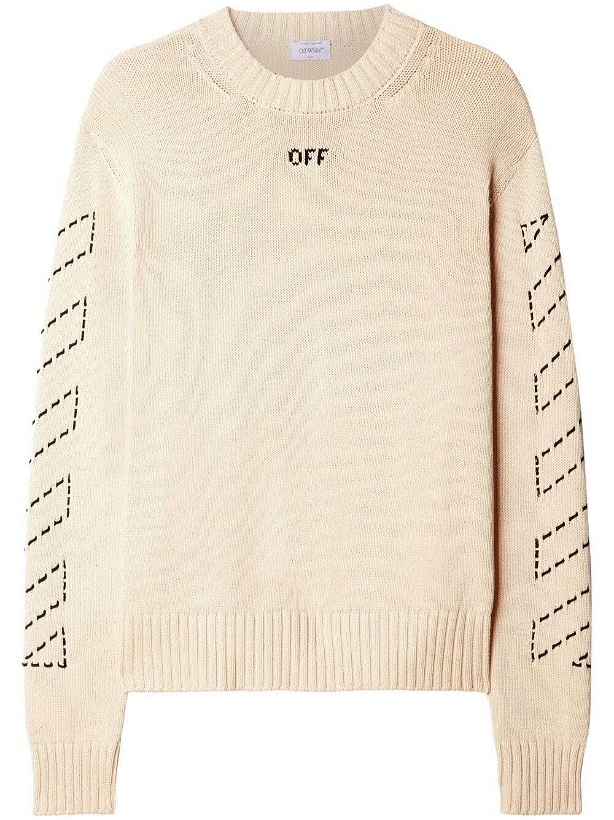 Photo: OFF-WHITE - Cotton Blend Sweater