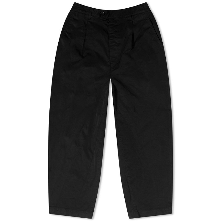 Photo: Junya Watanabe MAN Men's Nylon Twill Pleated Pants in Black