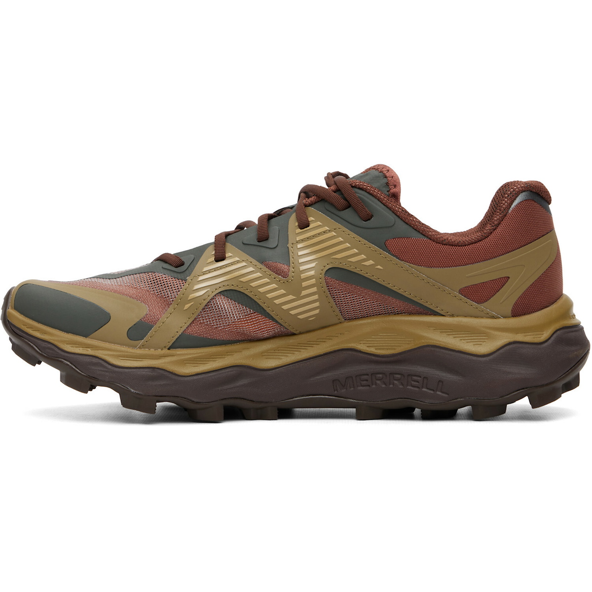 Merrell 1TRL Red & Khaki Agility Peak 6 Sneakers