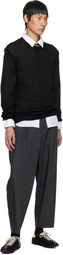 Comme des Garçons Homme Deux Gray Pinstripe Trousers