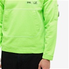 END. x C.P. Company ‘Adapt’ Plated Fluo Fleece Hoodie in Green