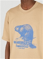 Souvenir Beaver T-Shirt in Beige