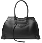 Balenciaga - Neo Classic Large Full-Grain Leather Tote Bag - Black