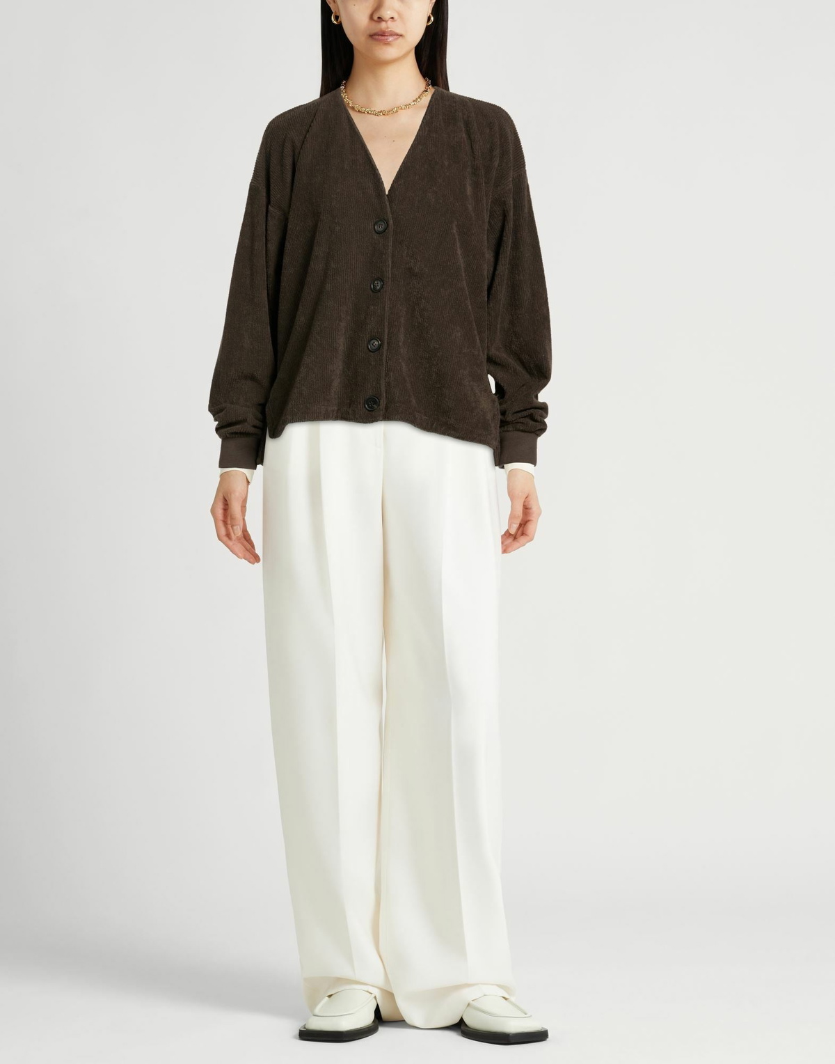 Crossley Womens Cardigan Military in Green