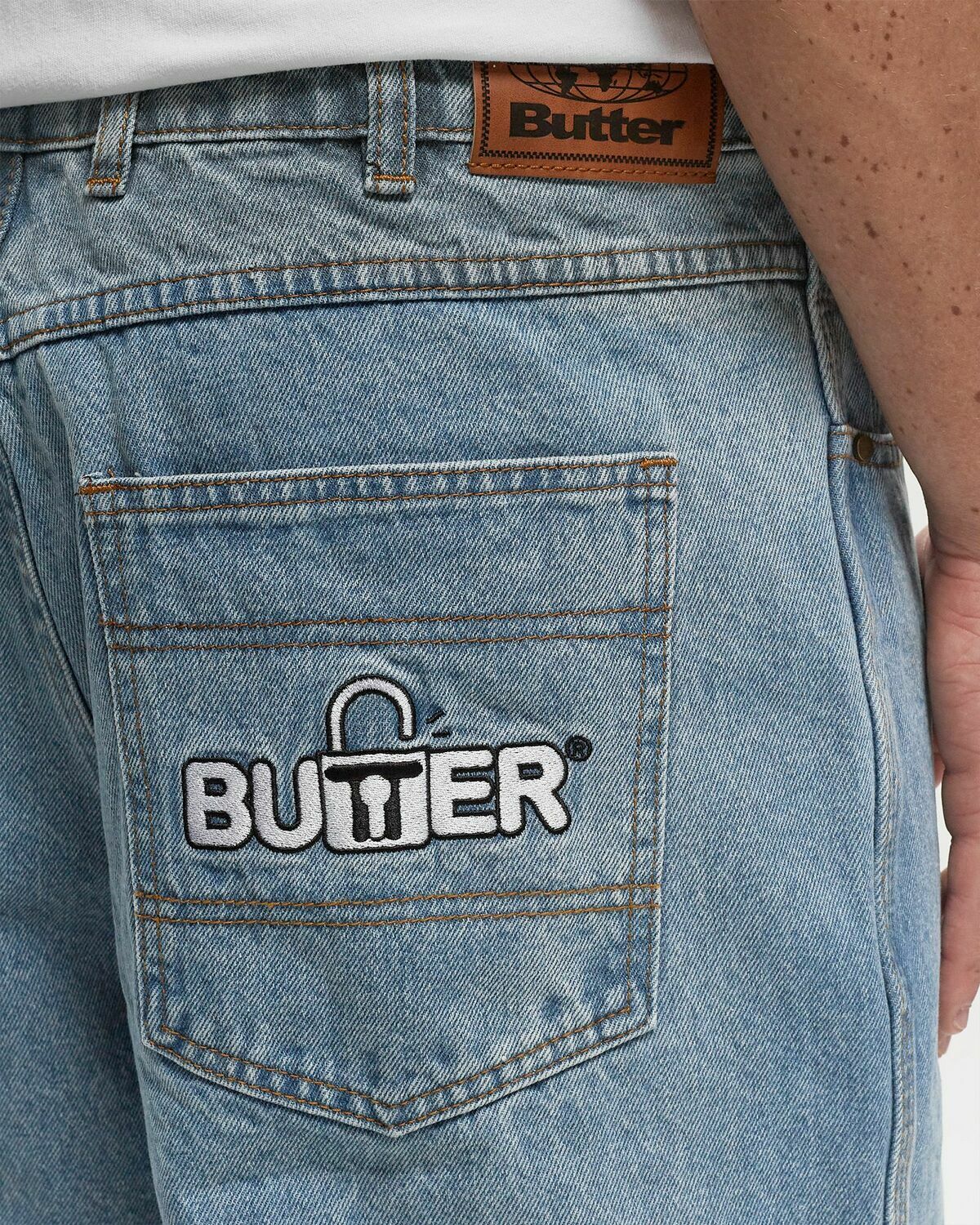 Butter Goods Lock Baggy Denim Jeans Blue Jeans Butter Goods