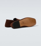 Gucci Ragazzo Horsebit suede loafers