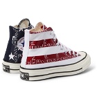 Converse - JW Anderson 1970s Chuck Taylor All Star Logo-Print Canvas High-Top Sneakers - Navy