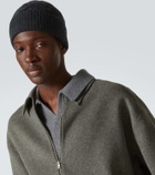 Le Kasha Cable-knit cashmere beanie