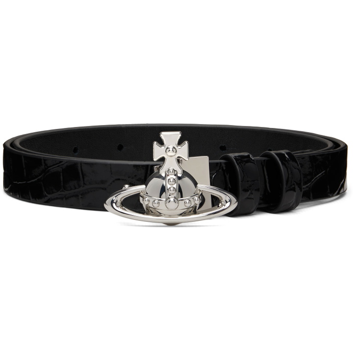 Photo: Vivienne Westwood Black Small Orb Buckle Belt