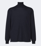Thom Sweeney Cashmere and silk turtleneck sweater