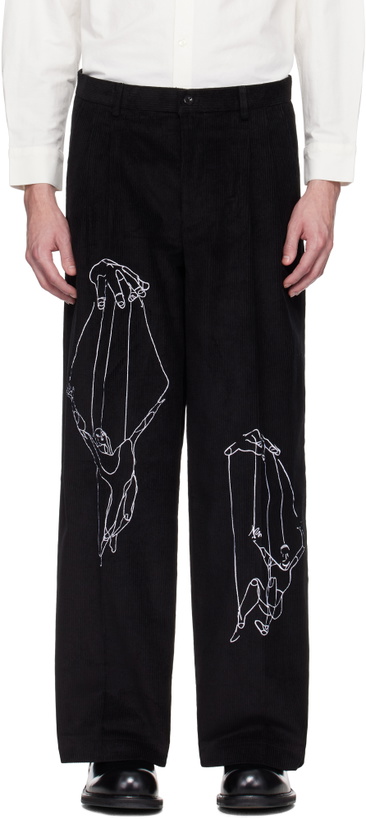 Photo: KidSuper Black String Puppets Trousers