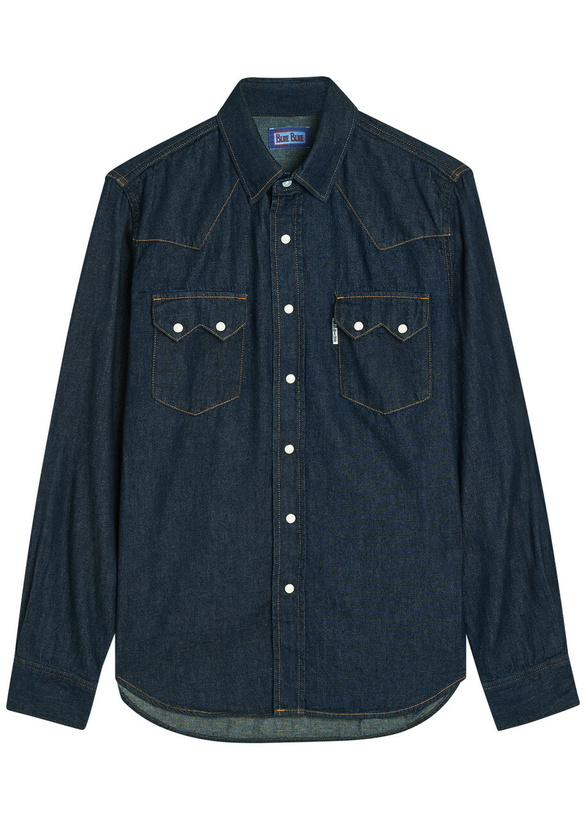 Photo: Blue Blue Denim Shirt Navy