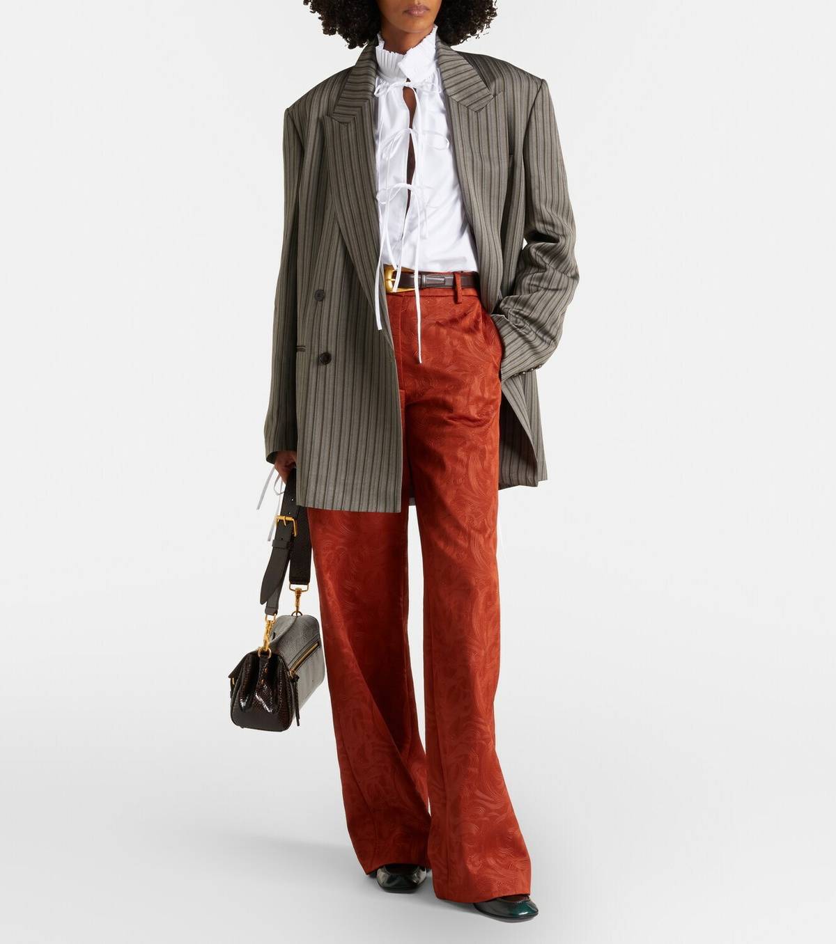 Dries Van Noten Patent leather penny loafers