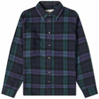 A Kind of Guise Men's Dullu Overshirt in Aurora Check