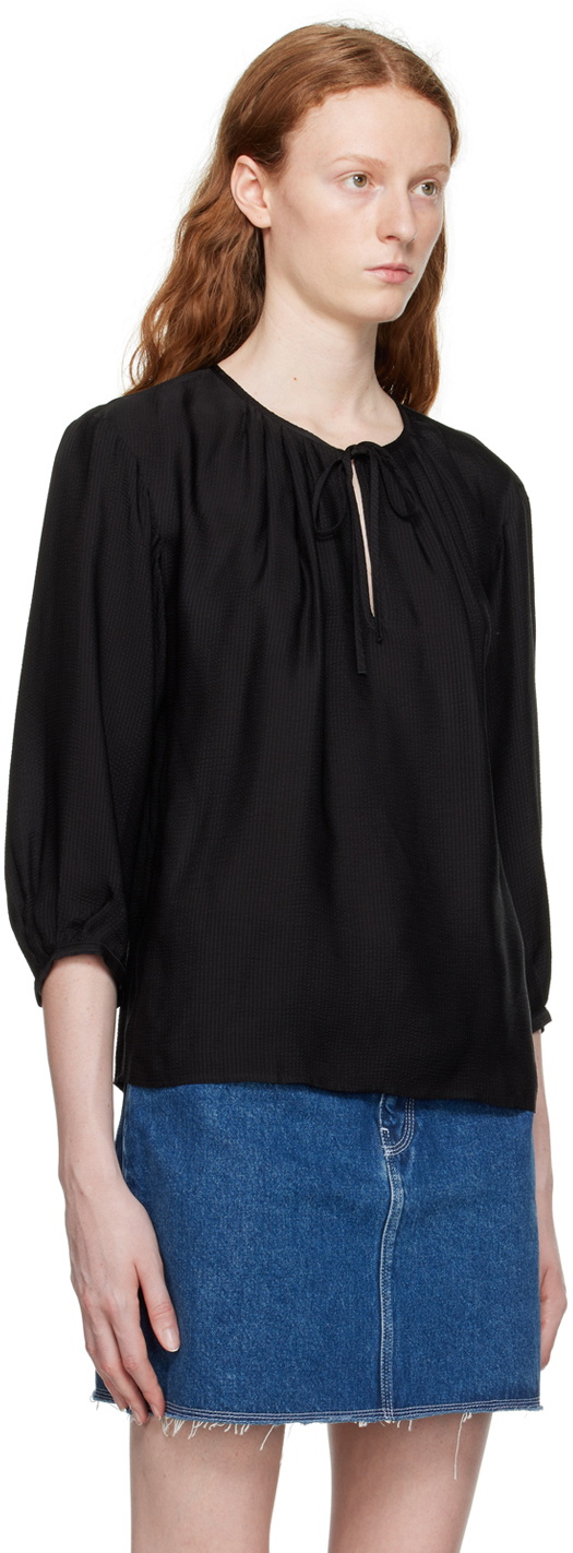 A.P.C. Black Anouk Blouse