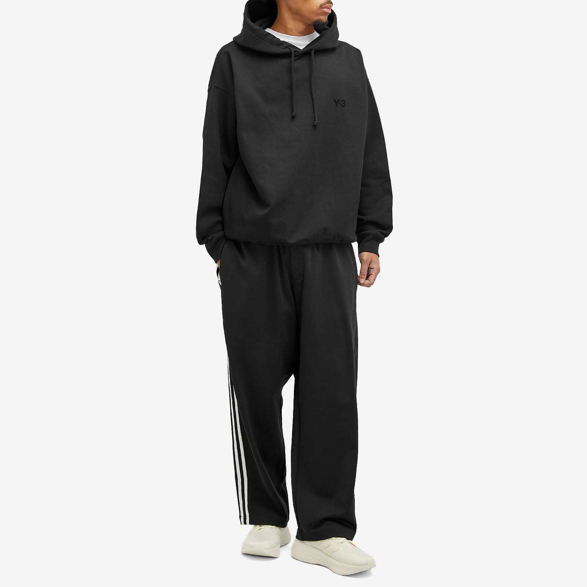 Y-3 Men's 3-Stripe Track Pants in Black Y-3
