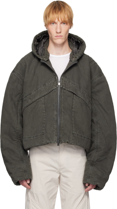Photo: HELIOT EMIL Gray Parametrical Worker Jacket