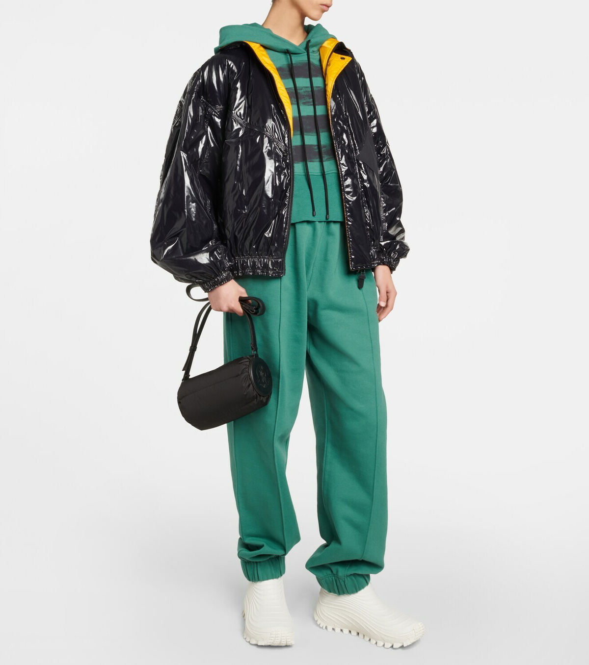 新品正規品！MONCLER x Alicia Keys パーカー　XS MONCLER X Alicia Keys hooded cotton sweatshirt | Harvey Nichols