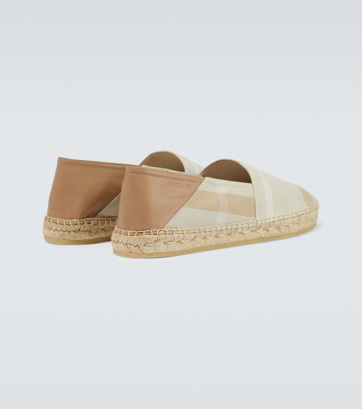 Burberry - Checked espadrilles
